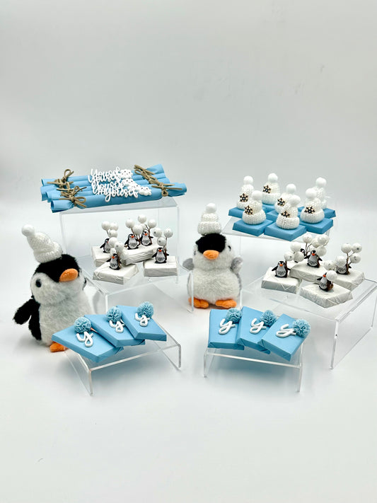Little Penguin Winter Bliss | Baby Boy Theme