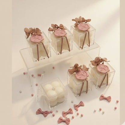 Personalized 'Bubble Bliss' Acrylic Candle Box