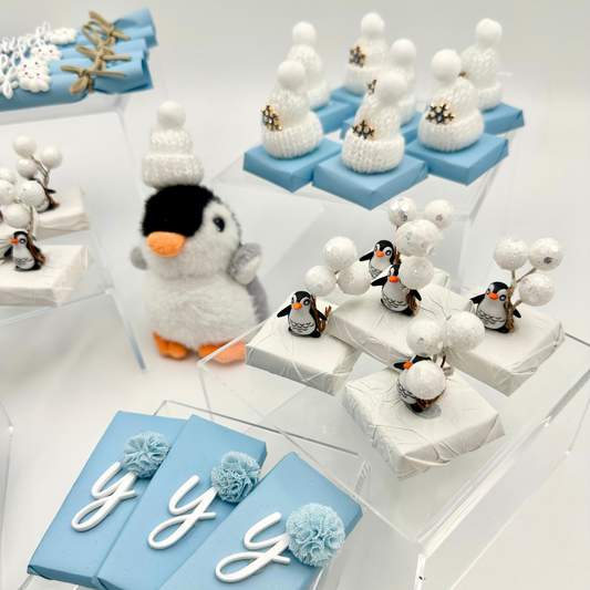 Little Penguin Winter Bliss | Baby Boy Theme